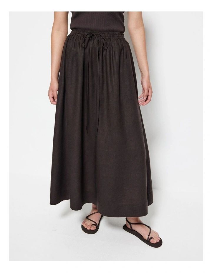 Tara Skirt in Bitter Chocolate image 6