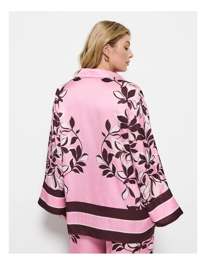 Natalia Top in Pink Floral image 2