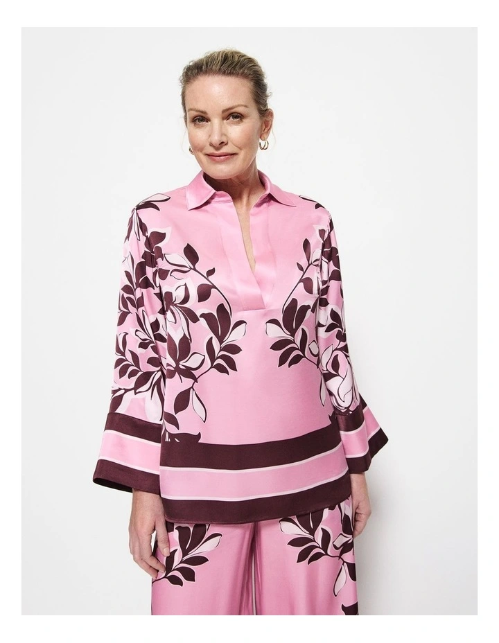 Natalia Top in Pink Floral image 5