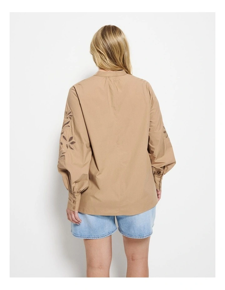 Brienna Shirt in Cinnamon image 2