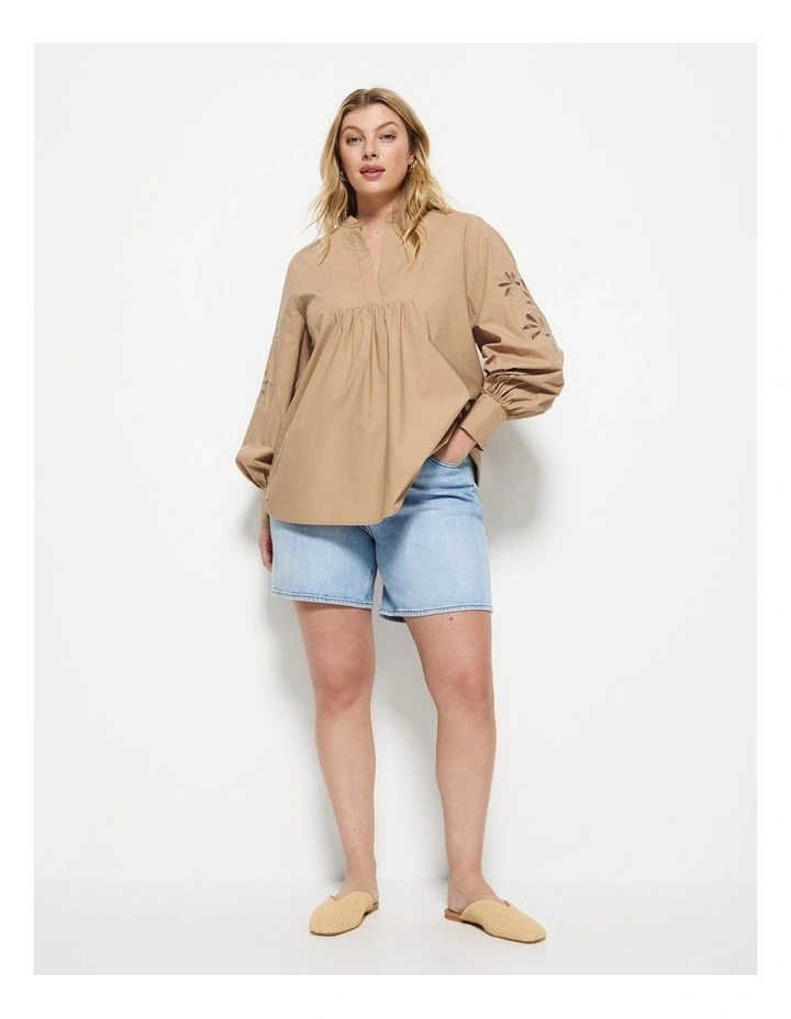 Brienna Shirt in Cinnamon image 4