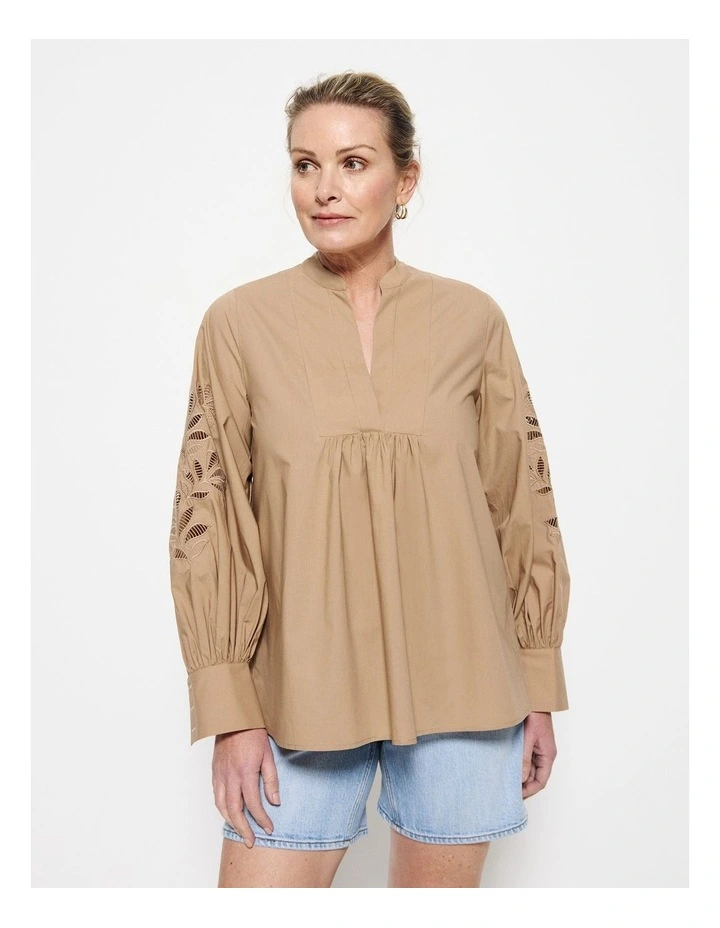 Brienna Shirt in Cinnamon image 5