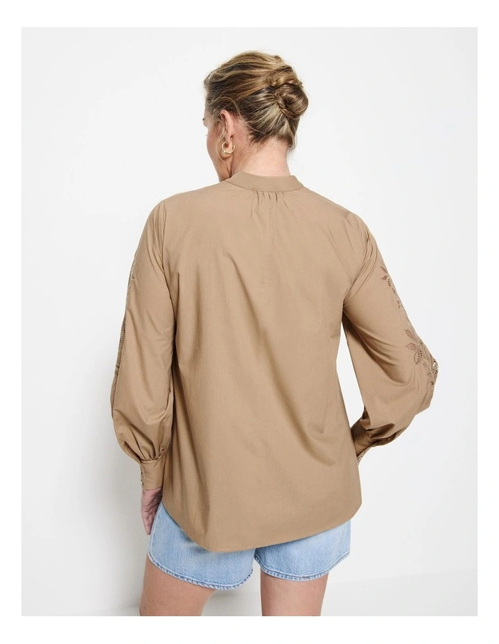 Brienna Shirt in Cinnamon image 6