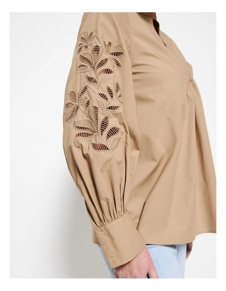 Brienna Shirt in Cinnamon image 7