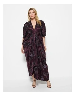 Cleo Dress in Plum