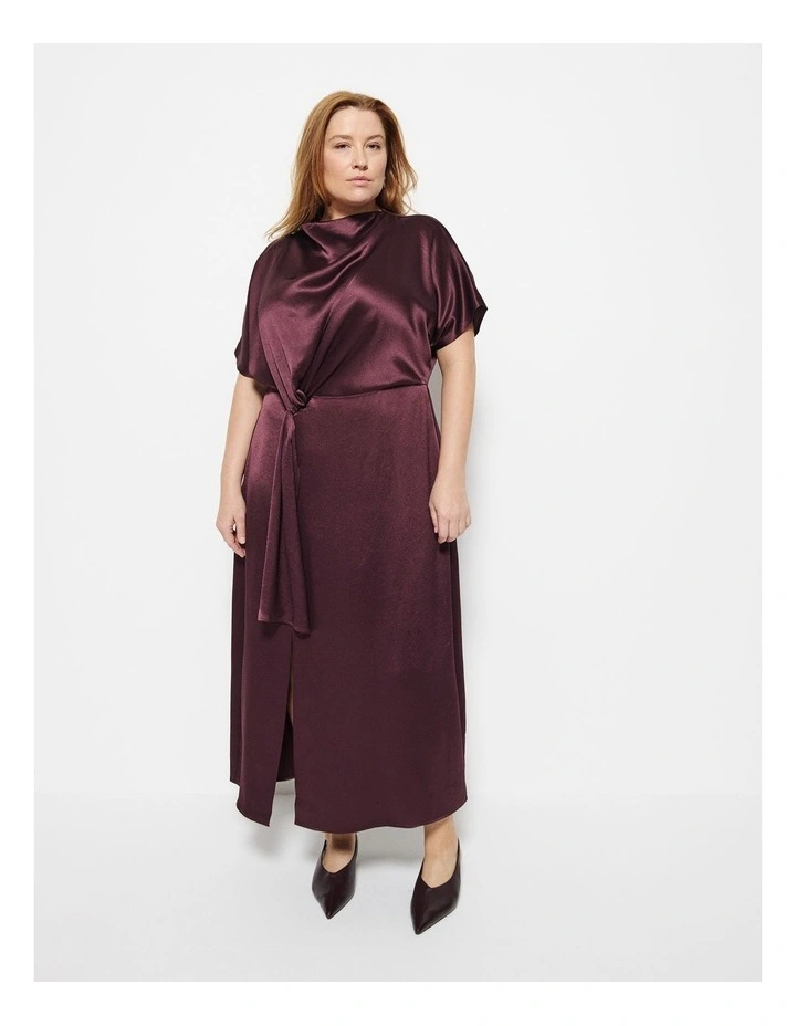 Sophia Dress in Plum image 1