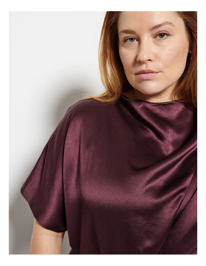 Sophia Dress in Plum image 3