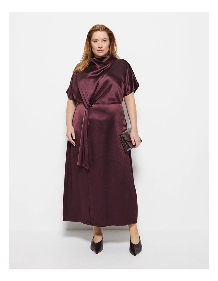 Sophia Dress in Plum image 4