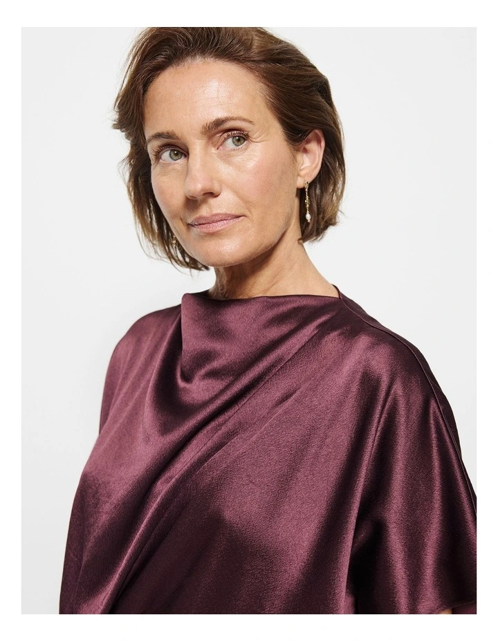 Sophia Dress in Plum image 6