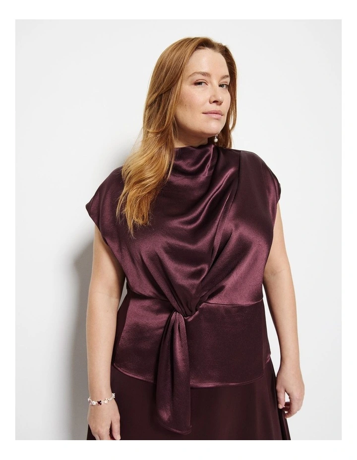 Sophia Top in Plum image 1