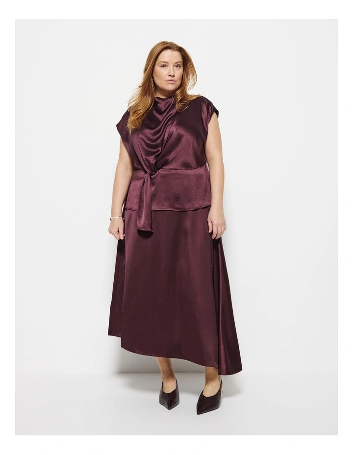 Sophia Top in Plum image 4