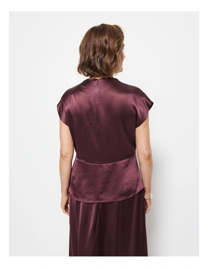Sophia Top in Plum image 6