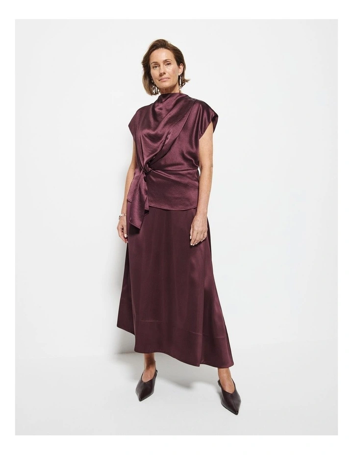 Sophia Top in Plum image 7