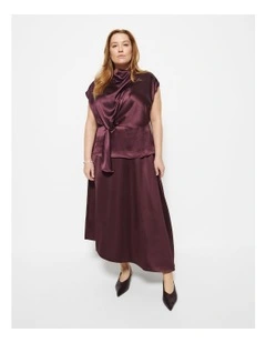 Mara Skirt in Plum