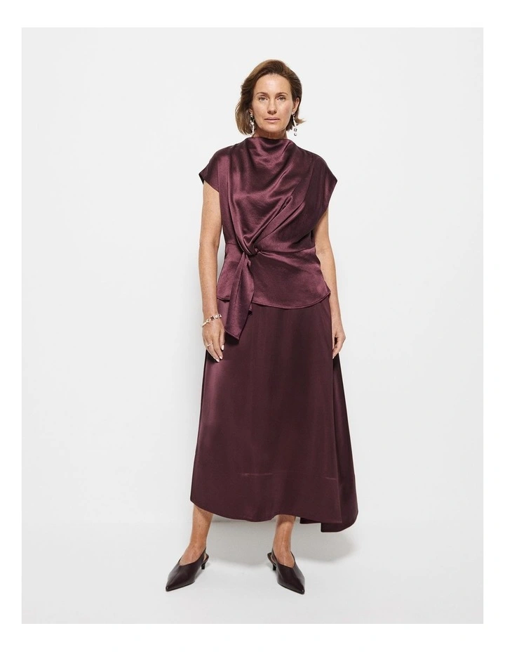 Mara Skirt in Plum image 5