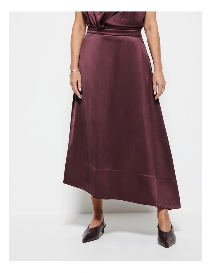 Mara Skirt in Plum image 6