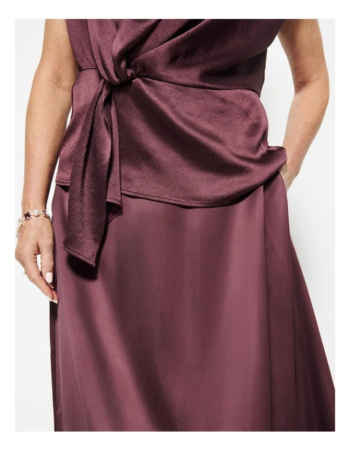 Mara Skirt in Plum image 7