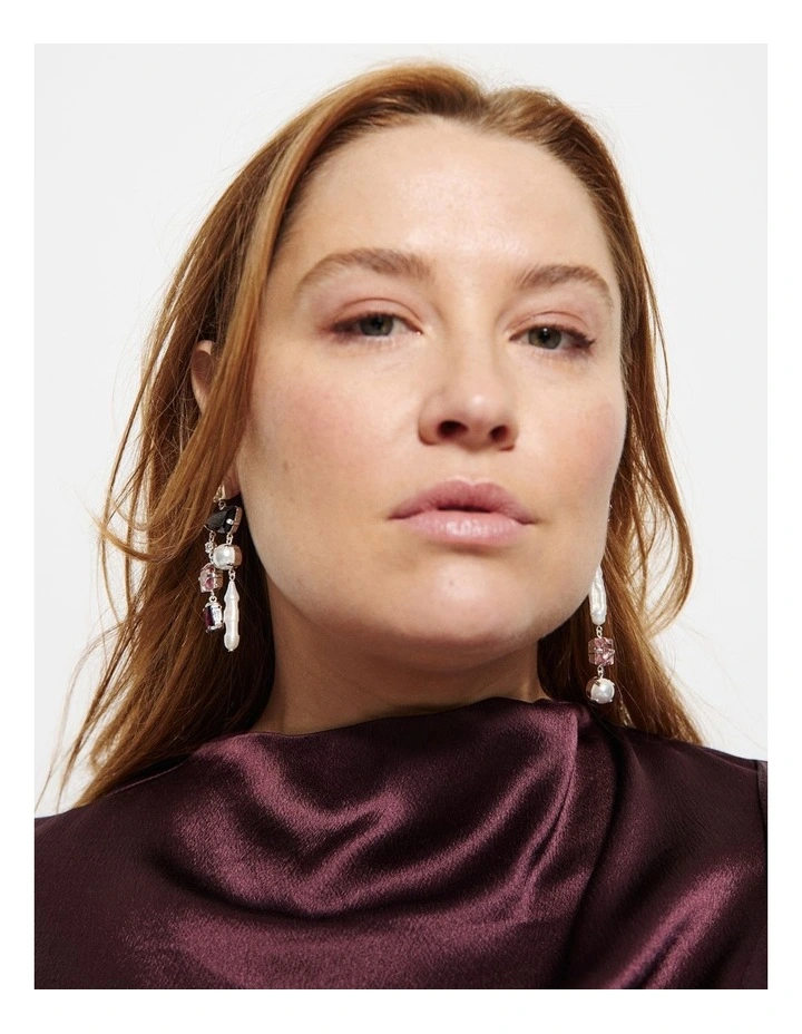 Emmy Asymmetric Earrings image 2