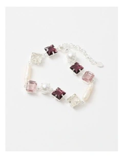 Emmy Statement Bracelet in Silver