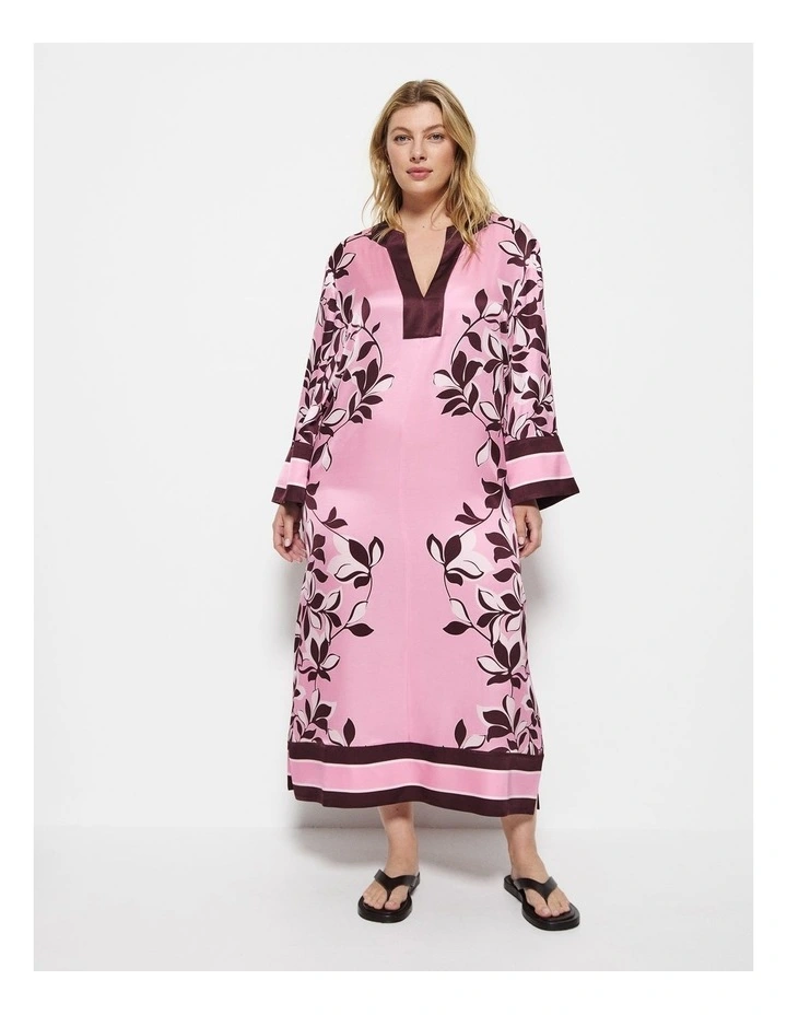 Natalia Dress in Pink Floral image 1