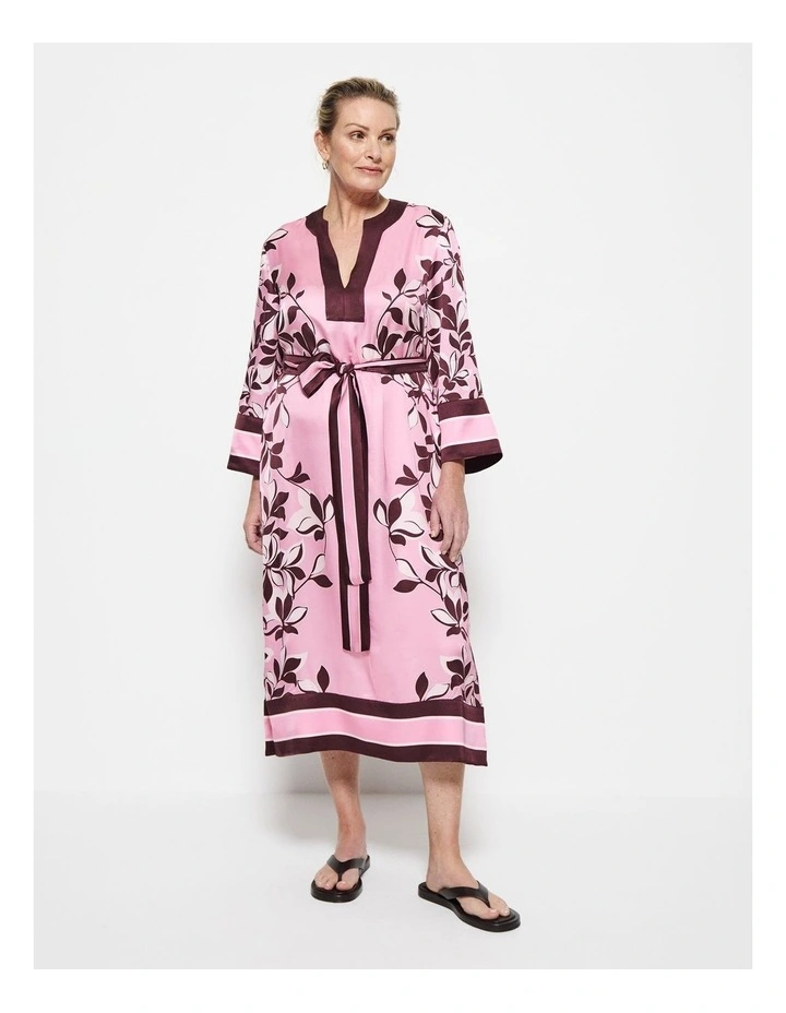 Natalia Dress in Pink Floral image 5