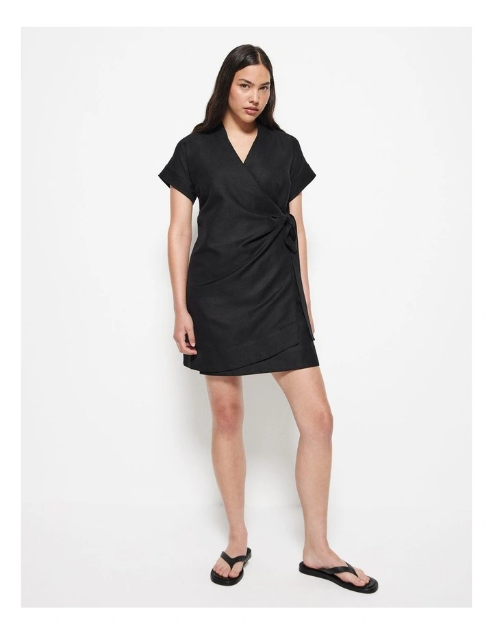 Amy Mini Dress in Black image 5