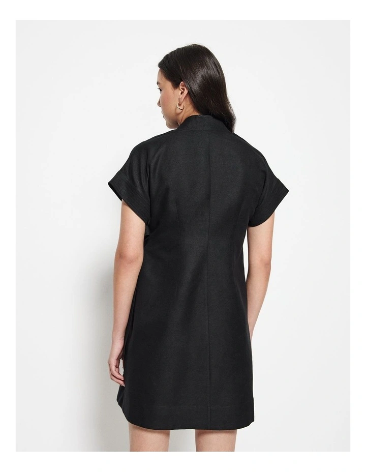 Amy Mini Dress in Black image 6