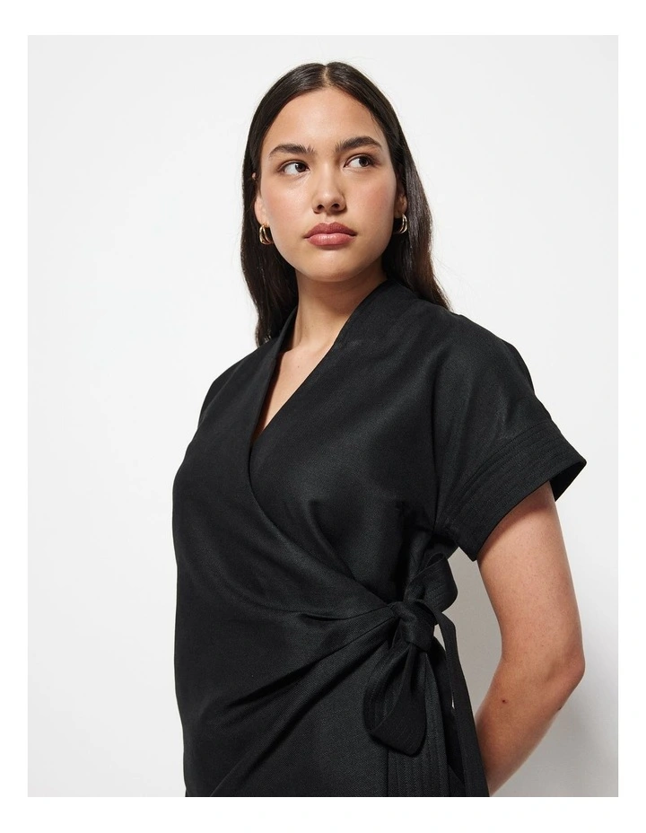 Amy Mini Dress in Black image 7