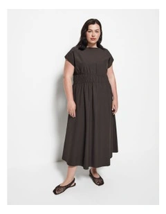 Lorraine Dress in Bitter Chocolate