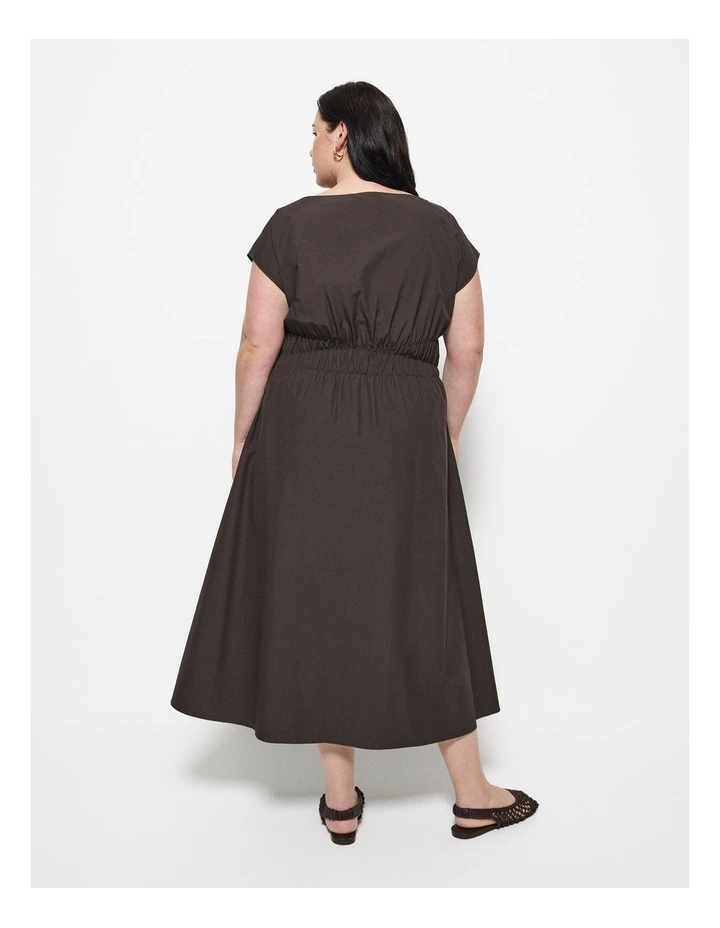 Lorraine Dress in Bitter Chocolate image 2