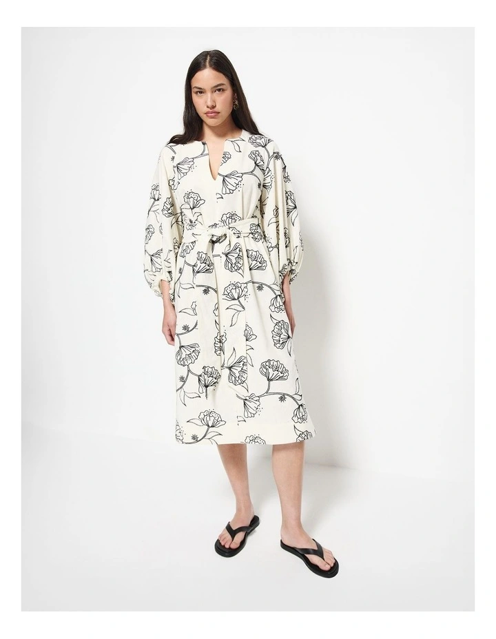 Aurora Floral Dress in Multi image 5