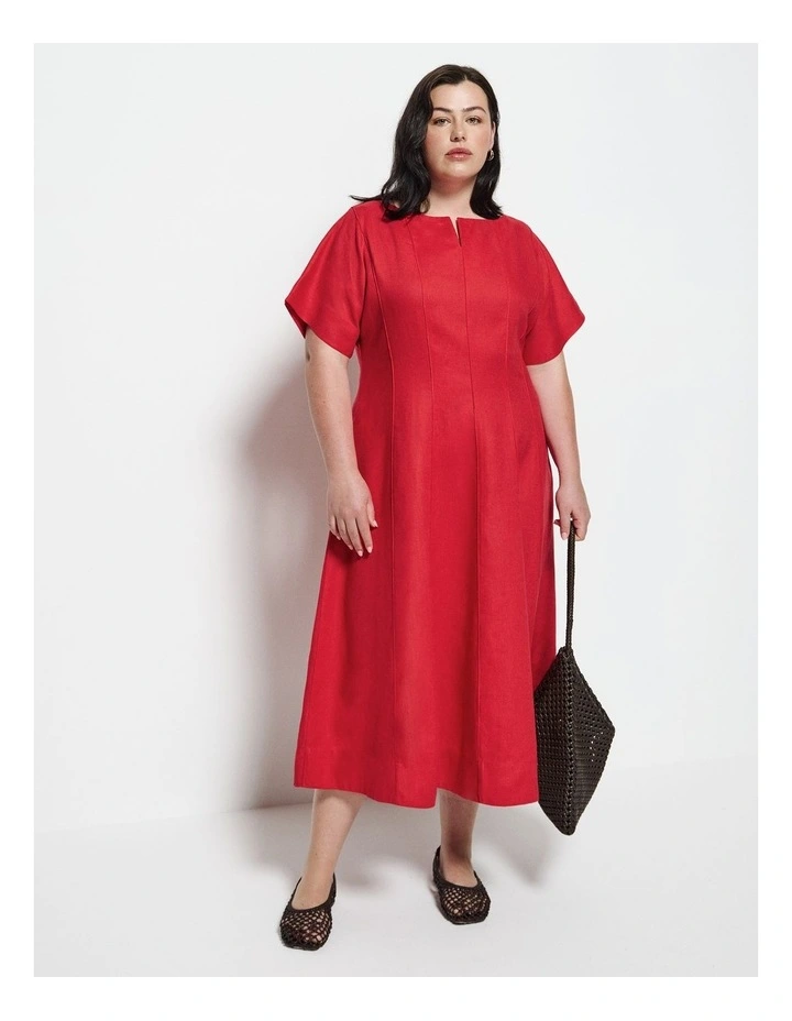 Katie Dress in Cherry image 1