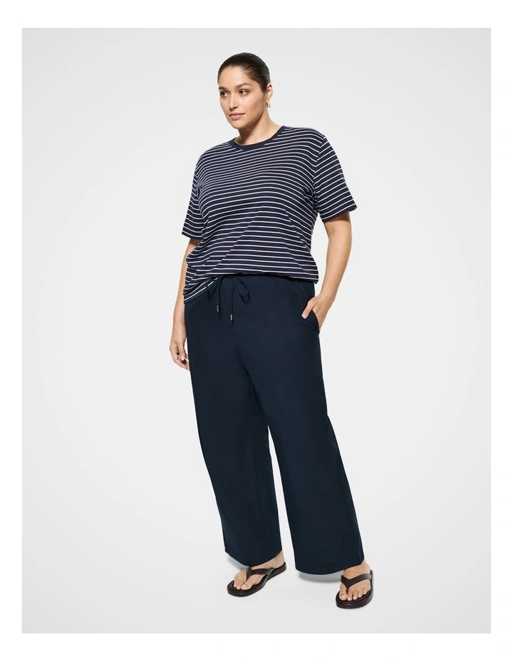 Dani Tee in True Navy Stripe image 4