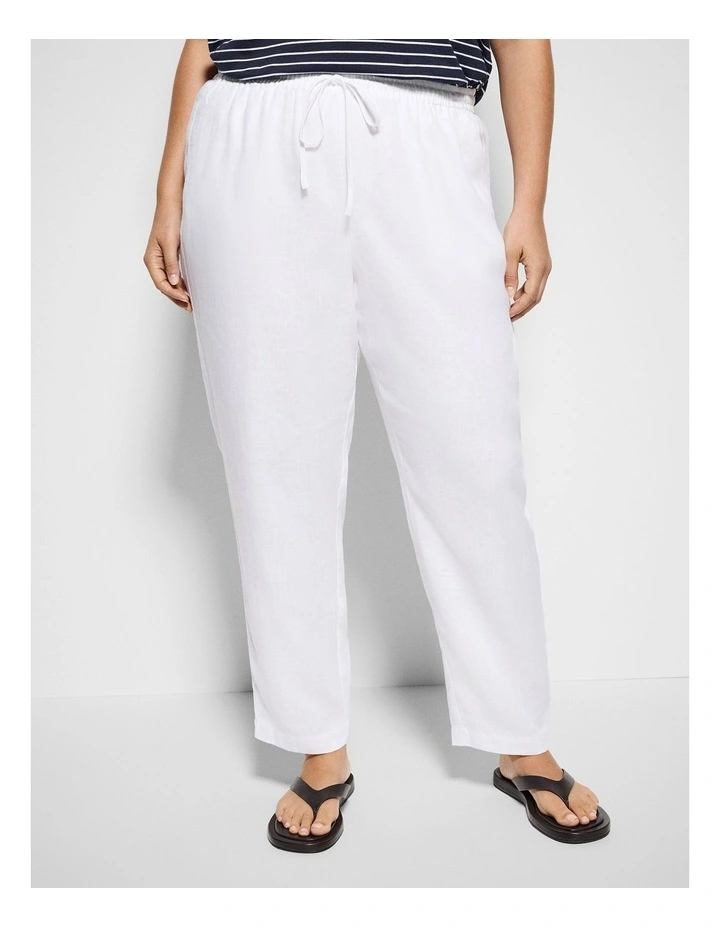 Kacey Pant in White image 2