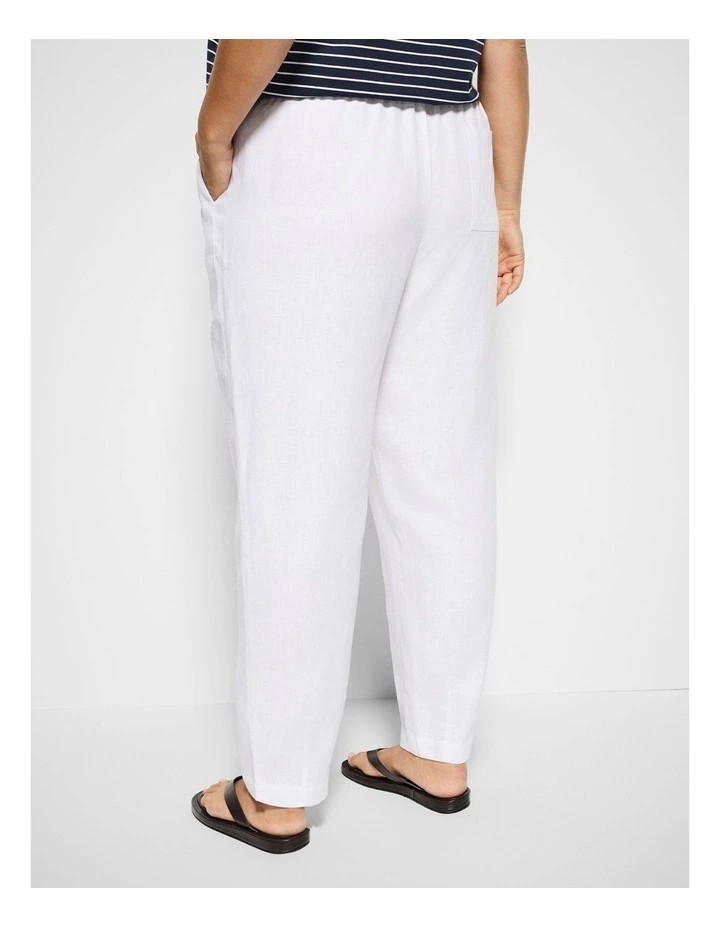 Kacey Pant in White image 4