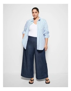 Bella Pant in Raw Denim