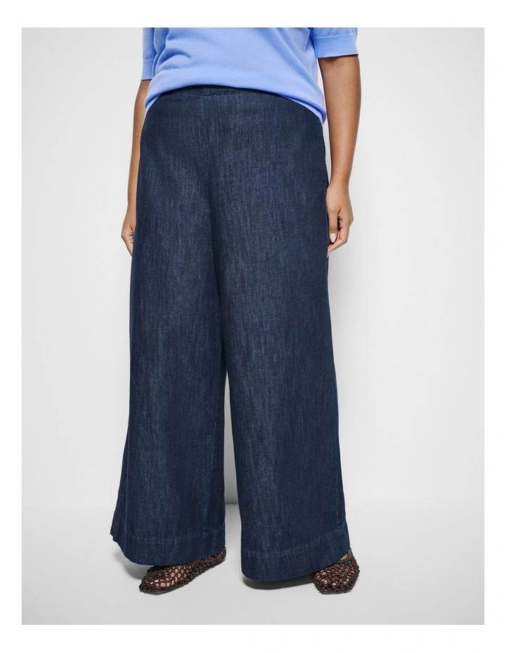 Bella Pant in Raw Denim image 2