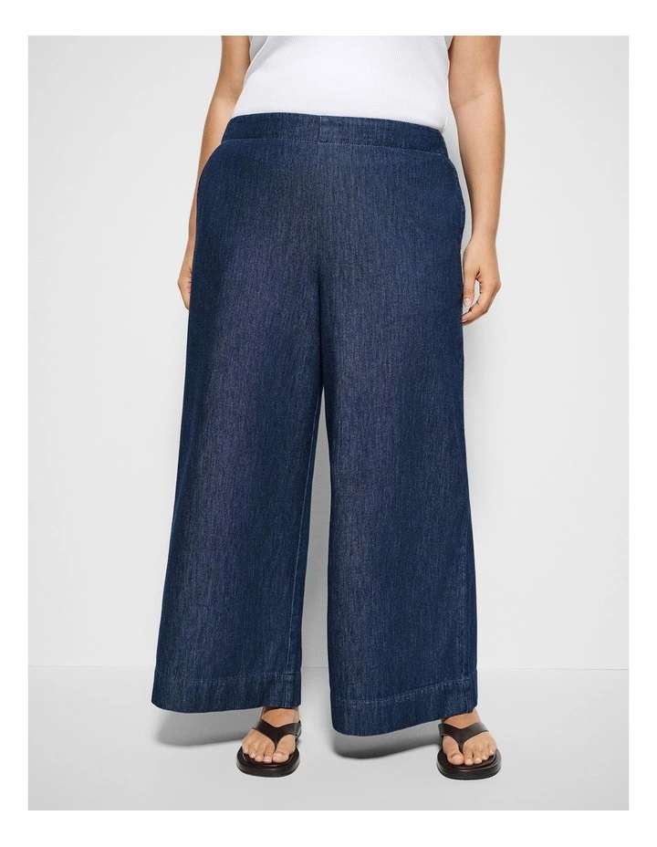 Bella Pant in Raw Denim image 2