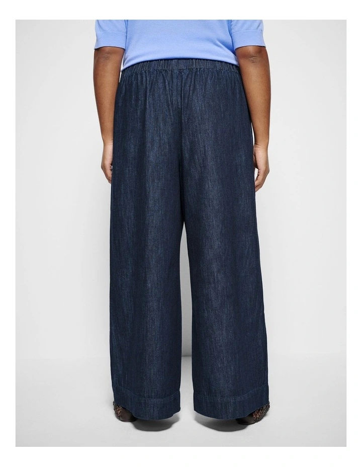 Bella Pant in Raw Denim image 4