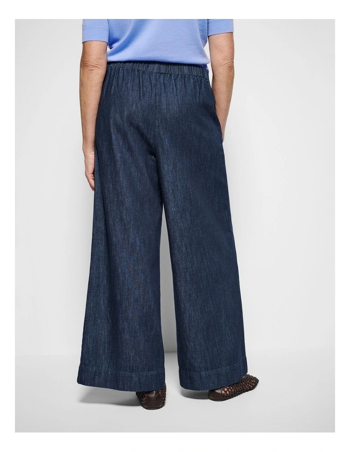 Bella Pant in Raw Denim image 7