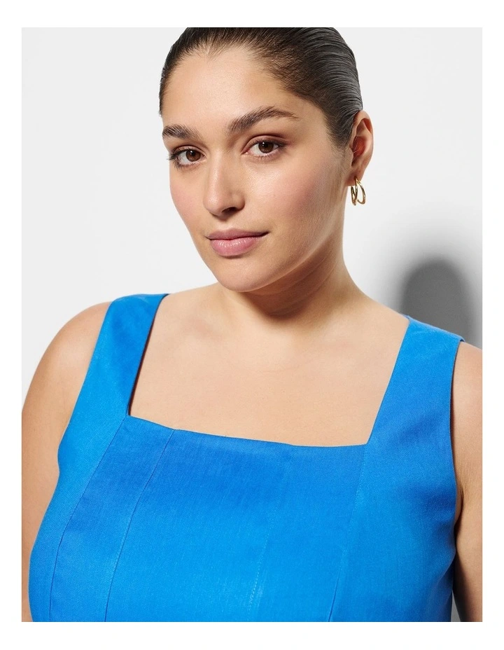 Shay Dress in French Blue image 2