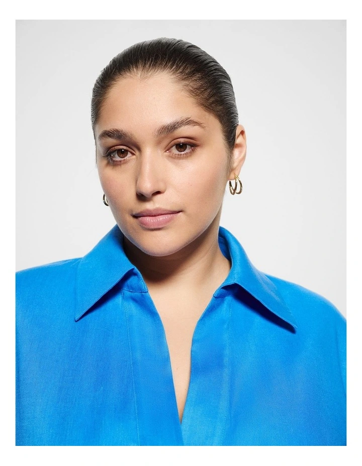 Shay Shirt in French Blue image 2