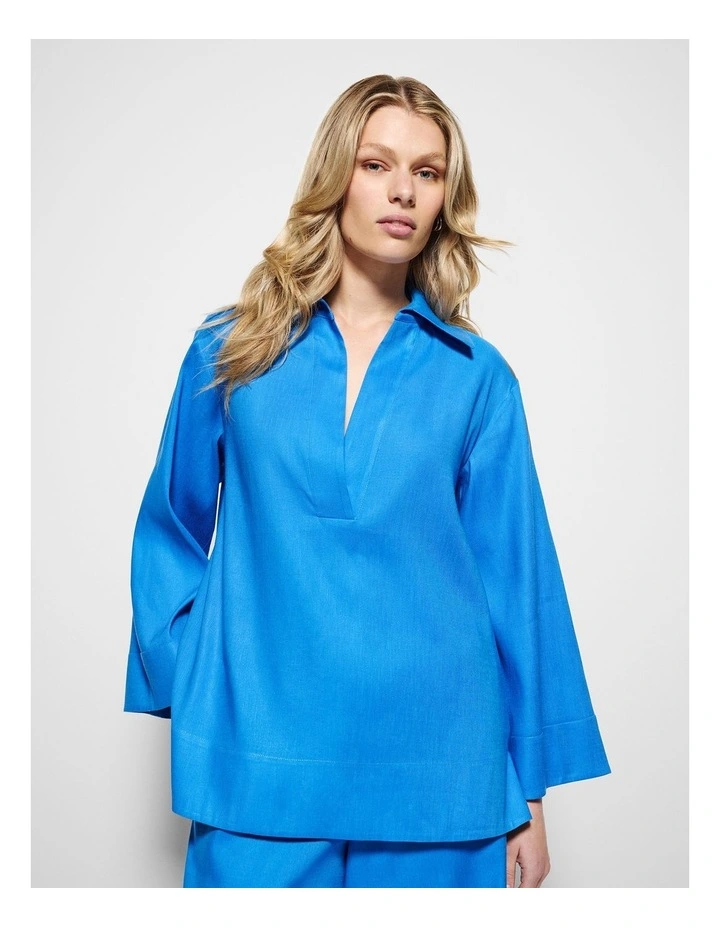 Shay Shirt in French Blue image 5