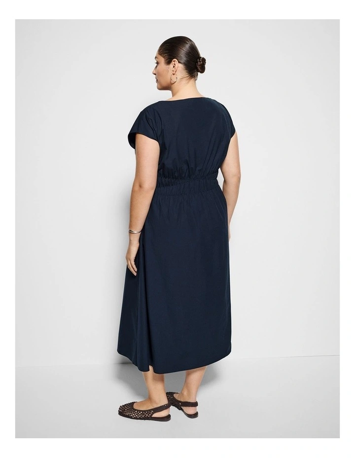 Lorraine Dress in True Navy image 3