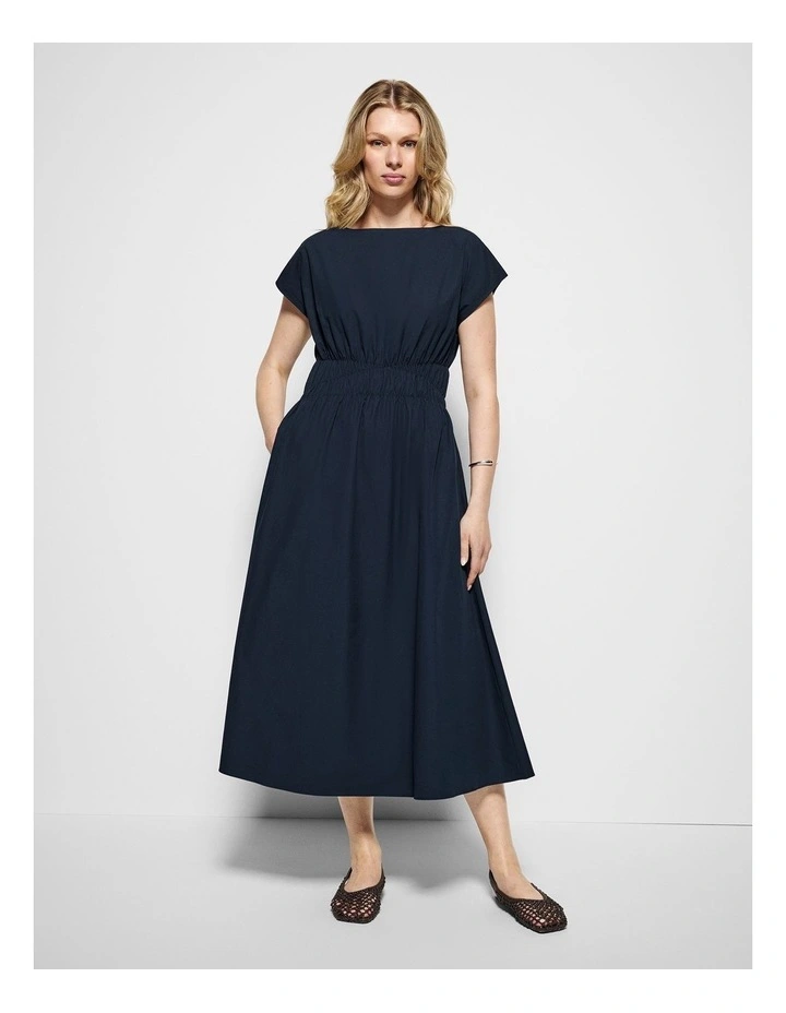 Lorraine Dress in True Navy image 5