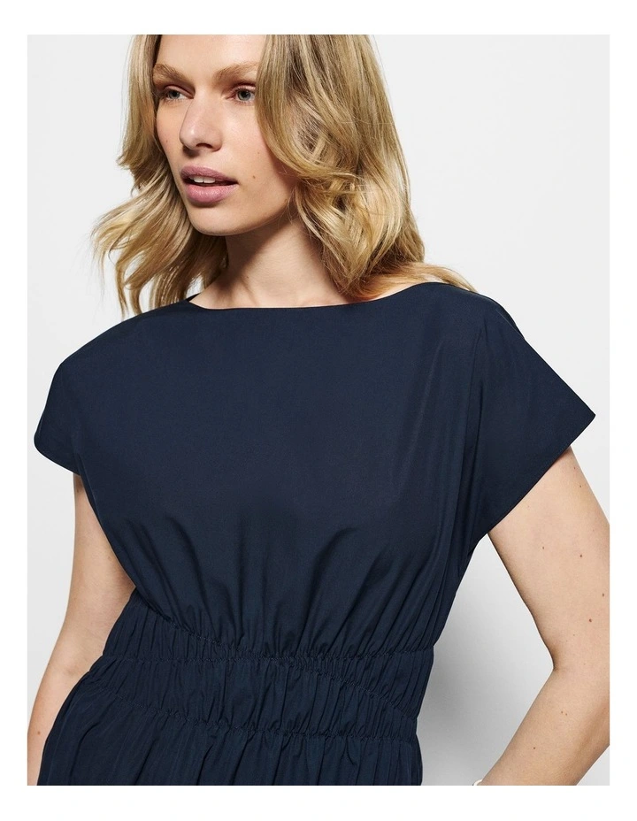 Lorraine Dress in True Navy image 6
