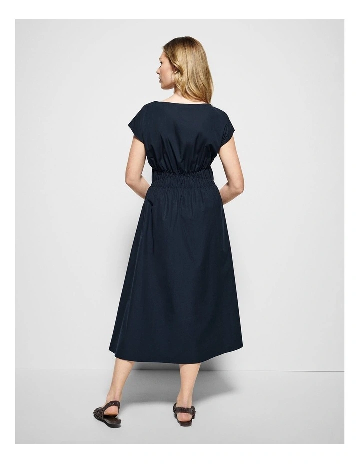 Lorraine Dress in True Navy image 7
