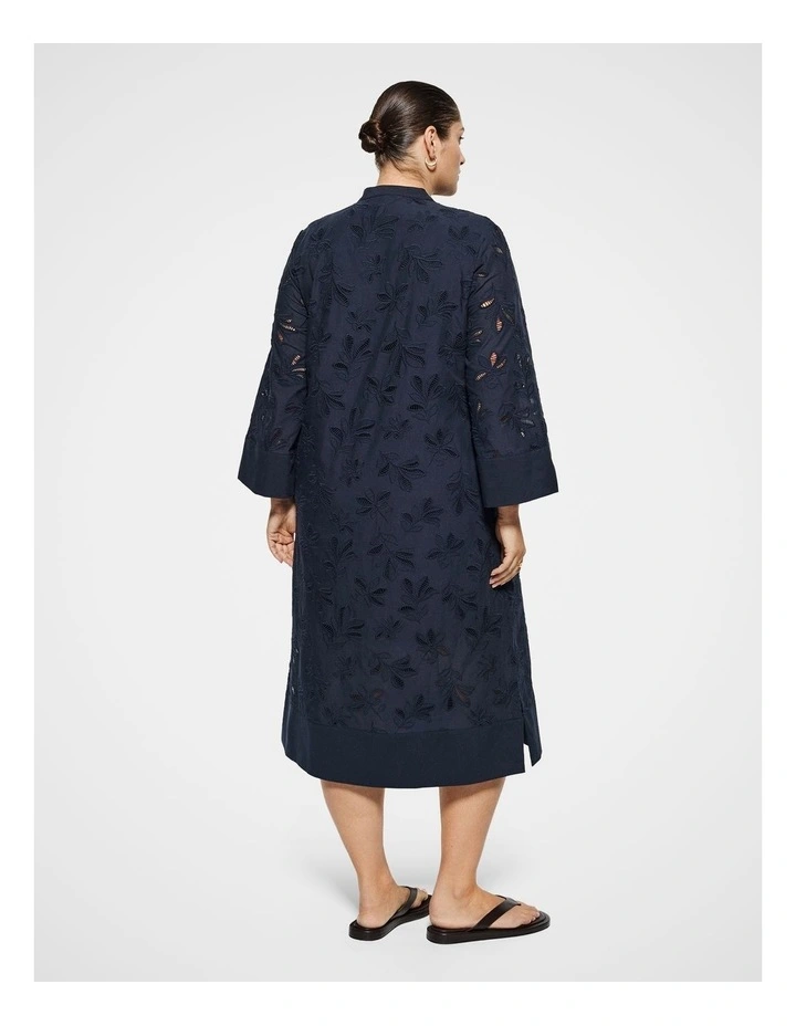 Audra Dress in True Navy image 2
