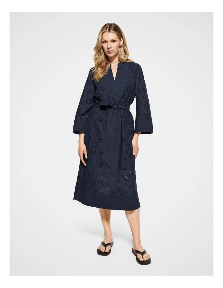 Audra Dress in True Navy image 5