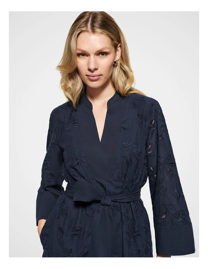 Audra Dress in True Navy image 6